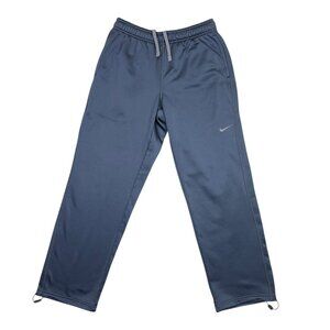 Nike Therma Fit Knockout Jogger Pants Mens M Navy Blue Fleece Workout 379431-477